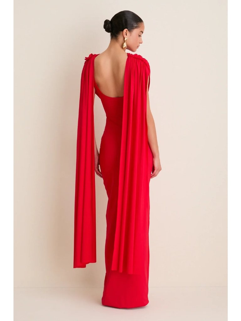 Maygel Coronel Exclusive Batista Maxi Dress Red Size One Size Nwt — image 5 of 7